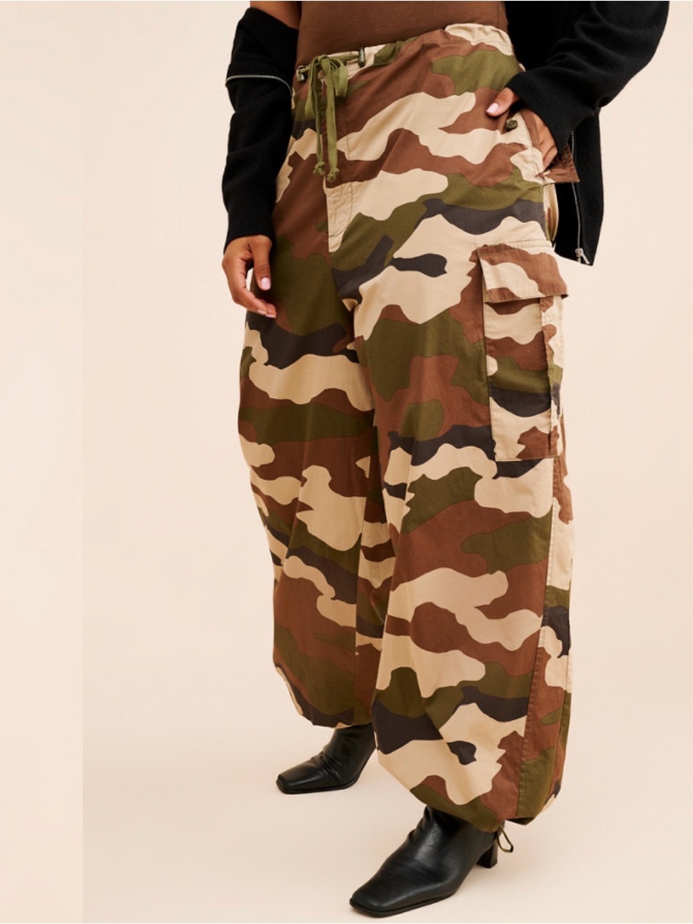 Good American Parachute Pants